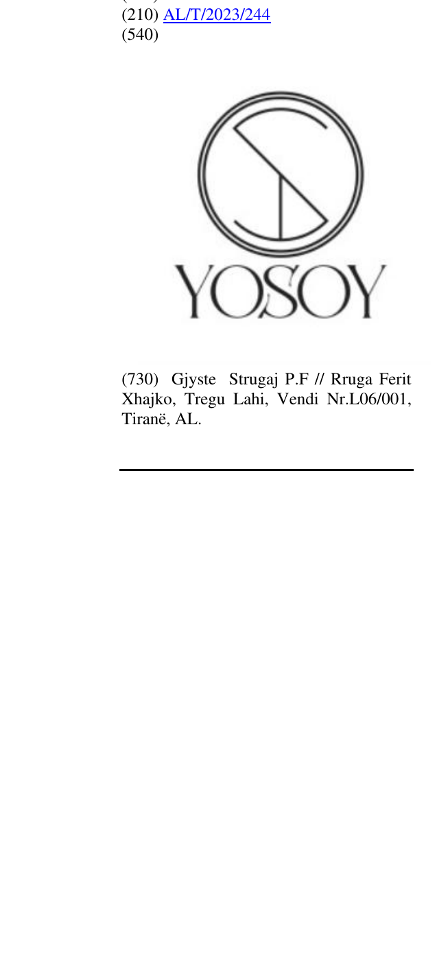 Zëri i markës YOSOY në buletin