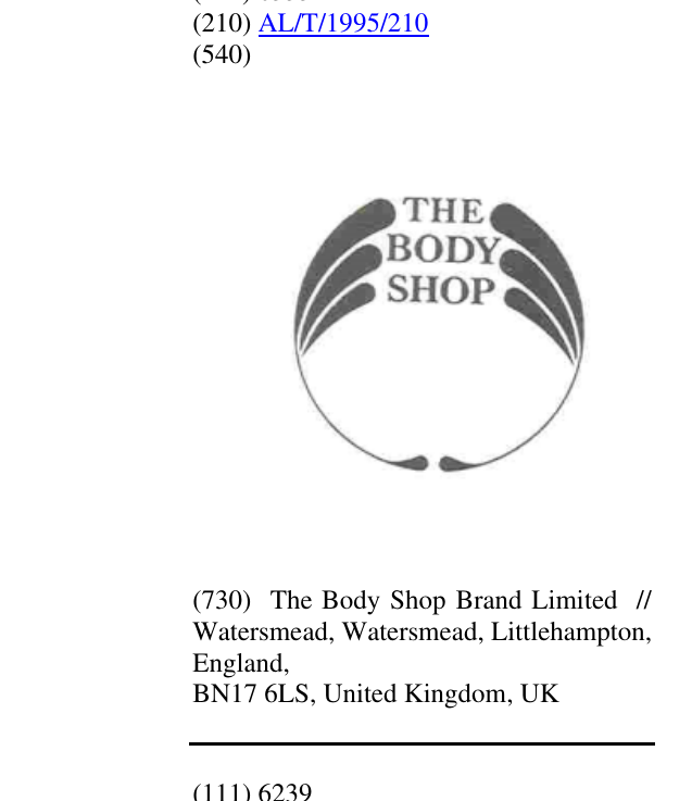 Zëri i markës THE BODY SHOP në buletin