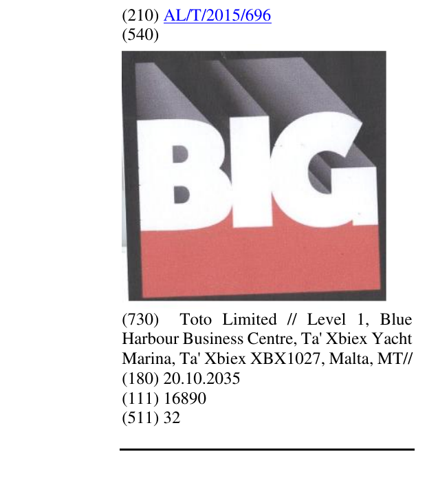 Zëri i markës BIG në buletin