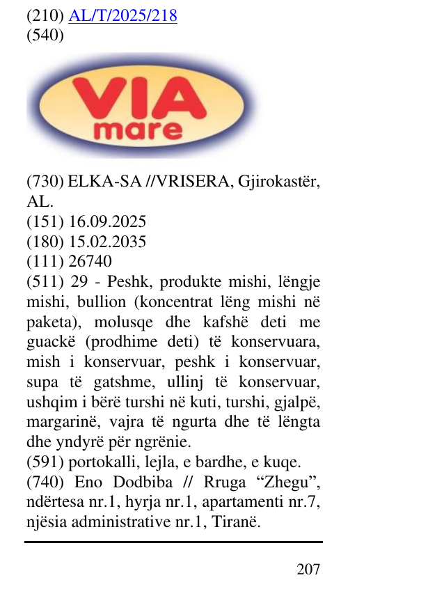 Zëri i markës via mare në buletin