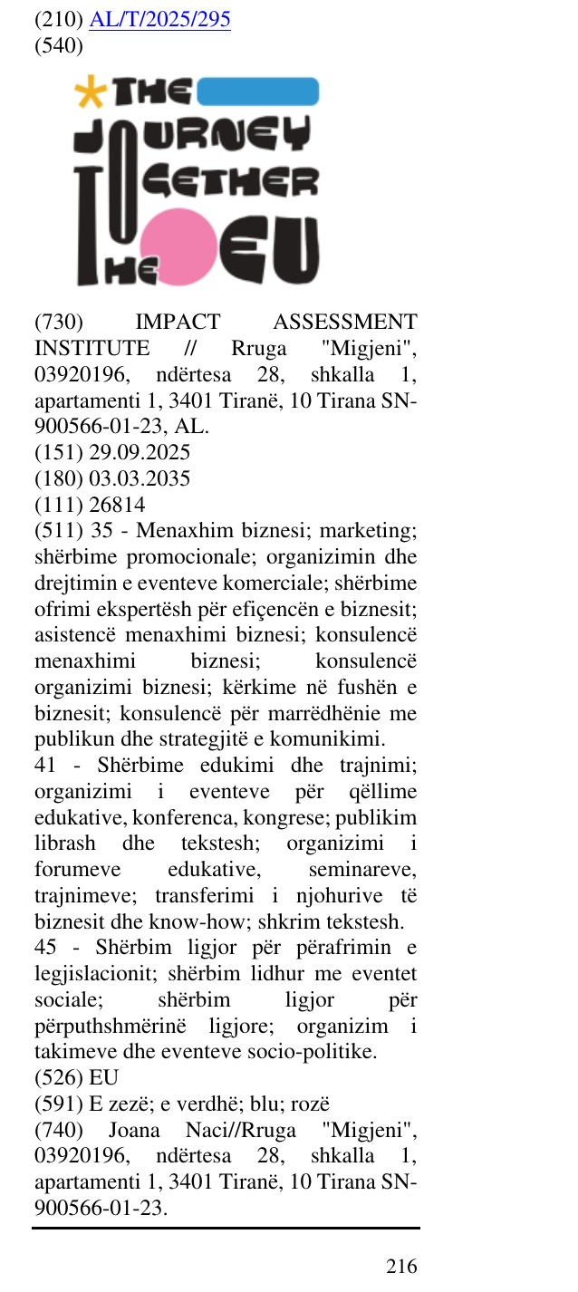 Zëri i markës EU në buletin