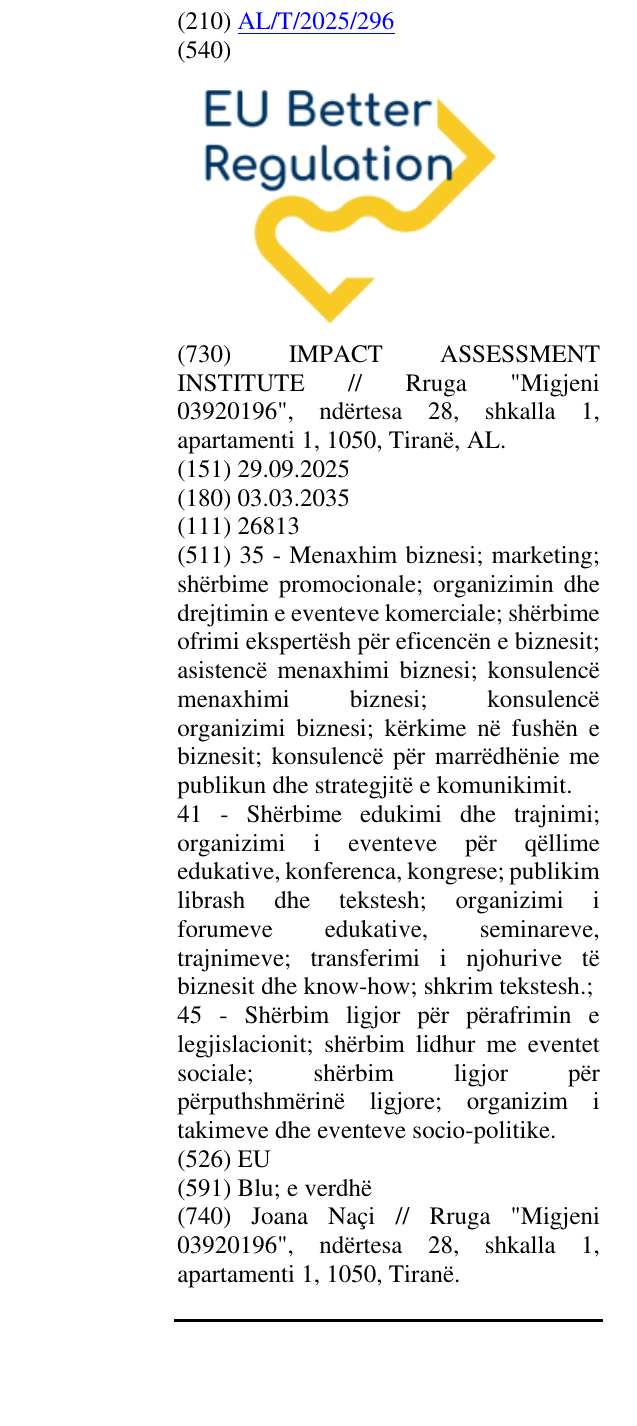 Zëri i markës EU në buletin