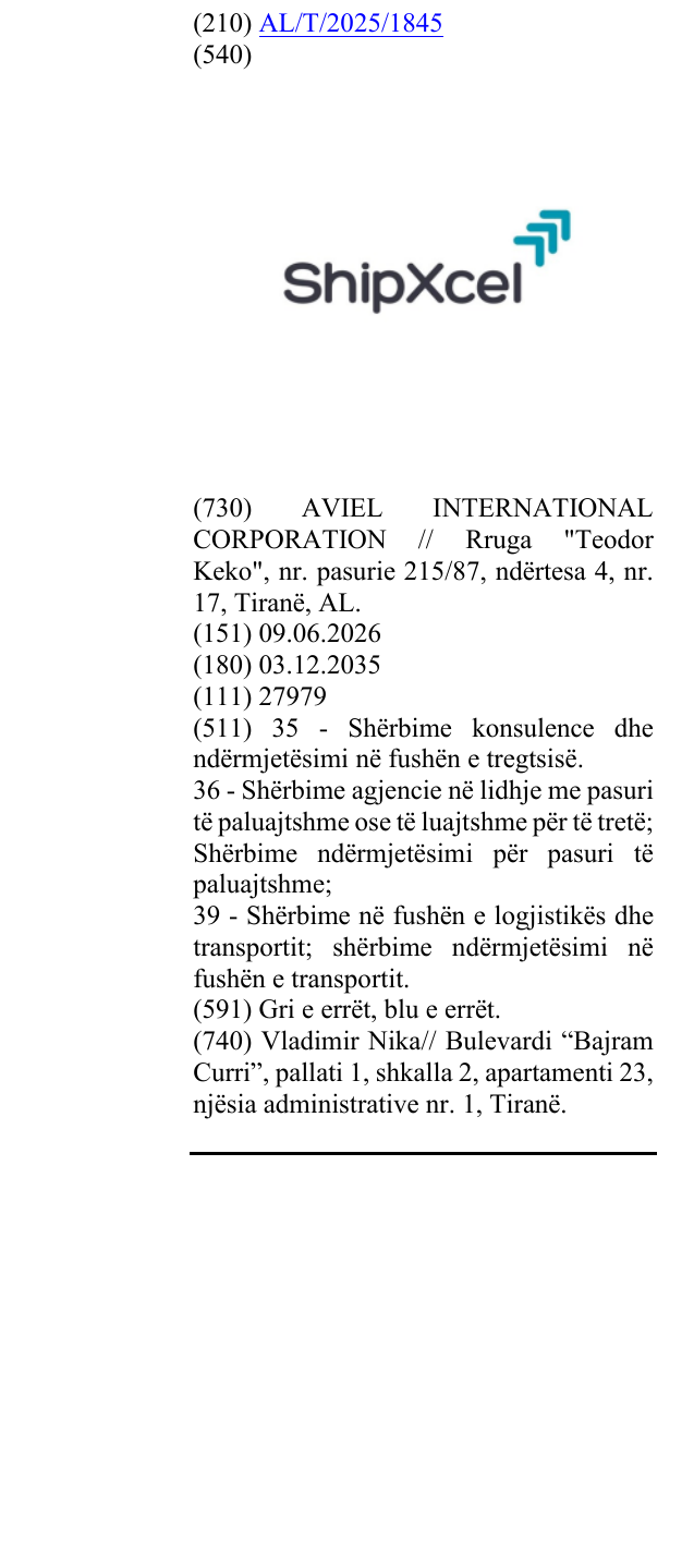 Zëri i markës ShipXcel në buletin