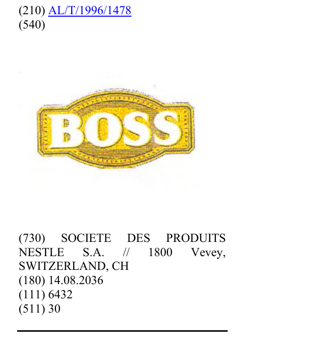 Zëri i markës BOSS në buletin
