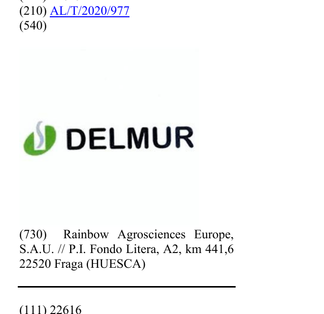 Zëri i markës DELMUR në buletin