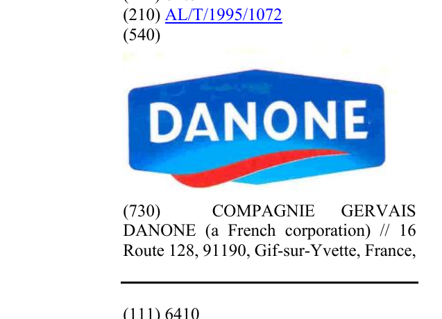 Zëri i markës DANONE në buletin