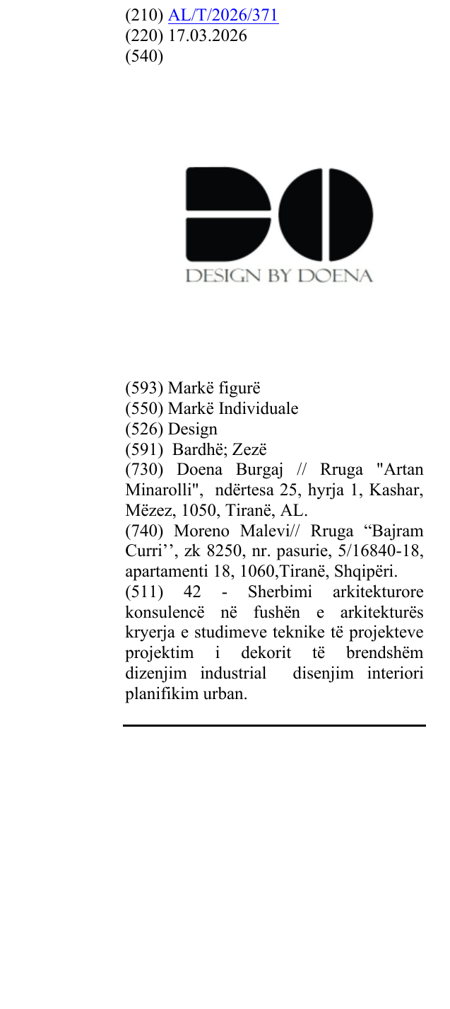 Zëri i markës Design në buletin