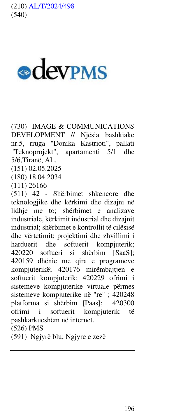 Zëri i markës PMS në buletin