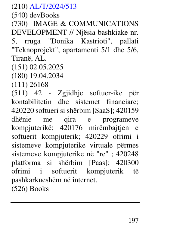 Zëri i markës devBooks në buletin