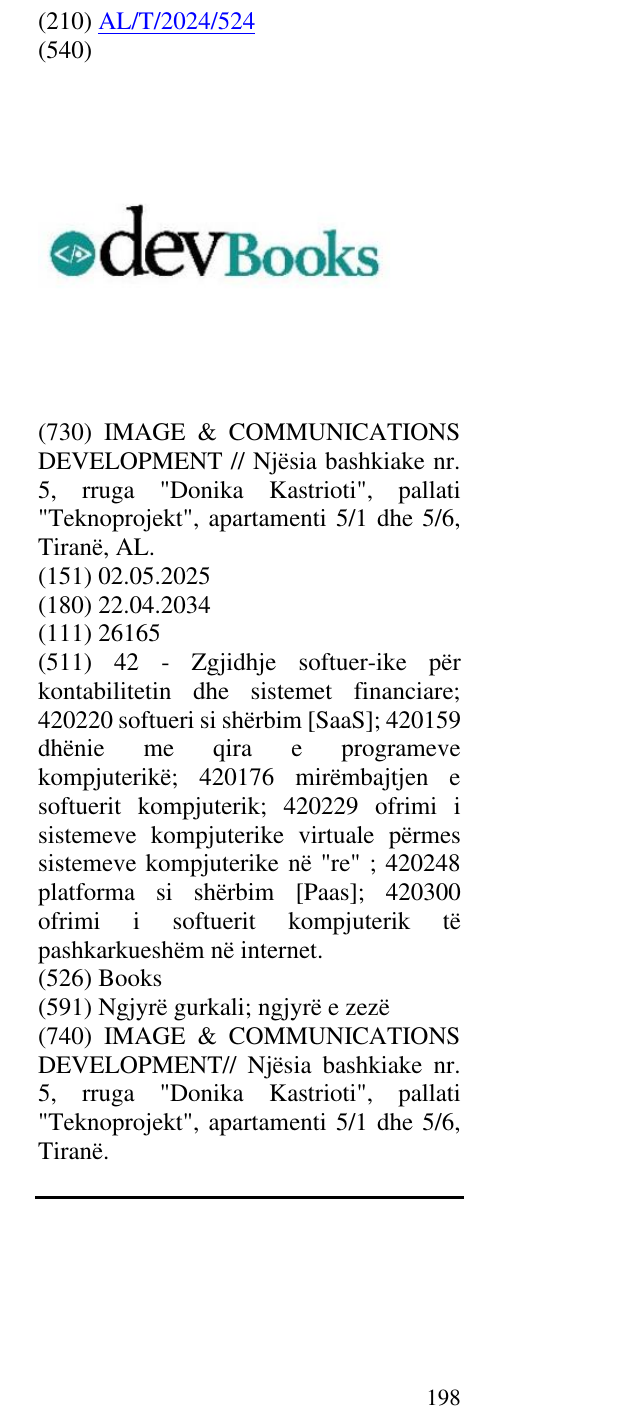 Zëri i markës Books në buletin