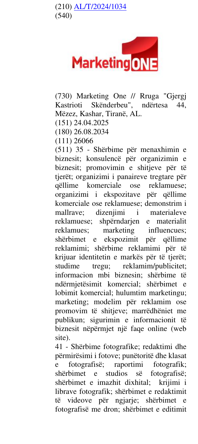 Zëri i markës Marketing në buletin