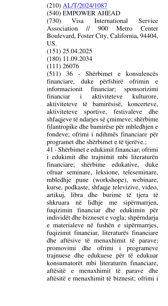 Zëri i markës EMPOWER AHEAD në buletin