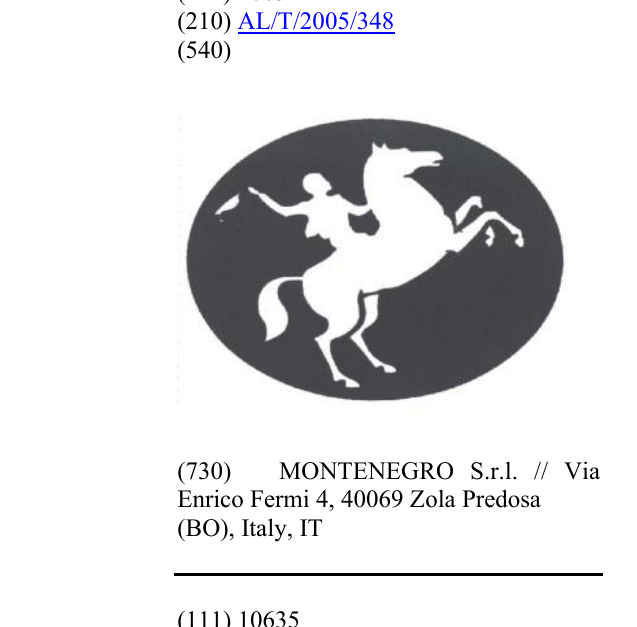 Zëri i markës PAMPERO HORSE AND RIDER në buletin
