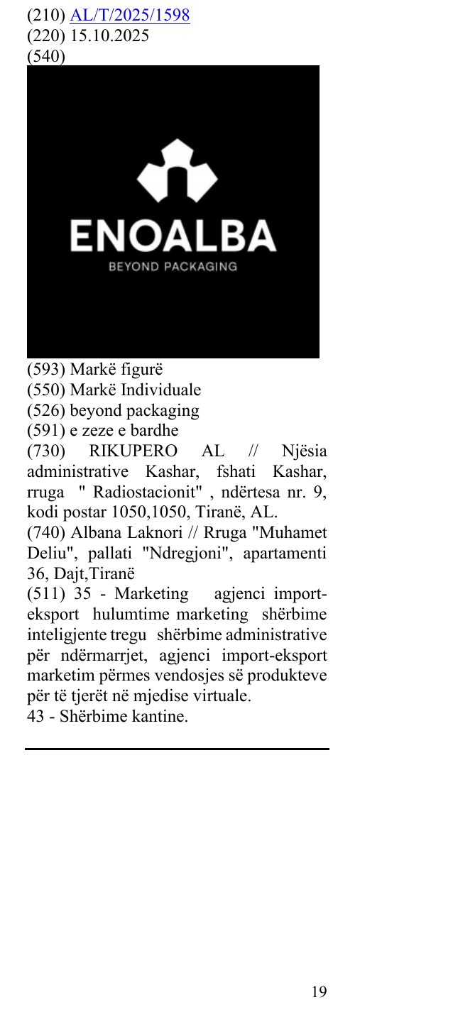 Zëri i markës beyond packaging në buletin