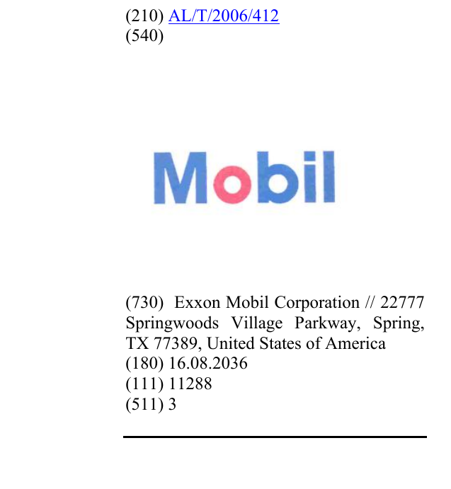 Zëri i markës MOBIL në buletin