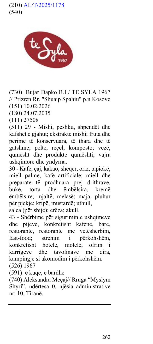 Zëri i markës 1967 në buletin