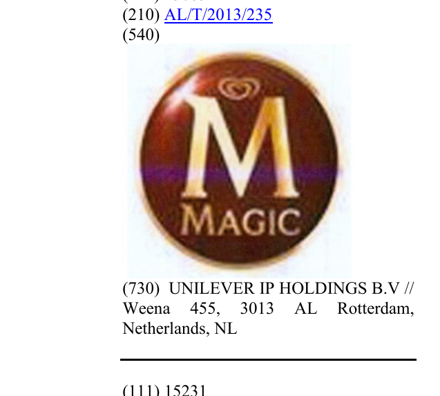 Zëri i markës M MAGIC në buletin