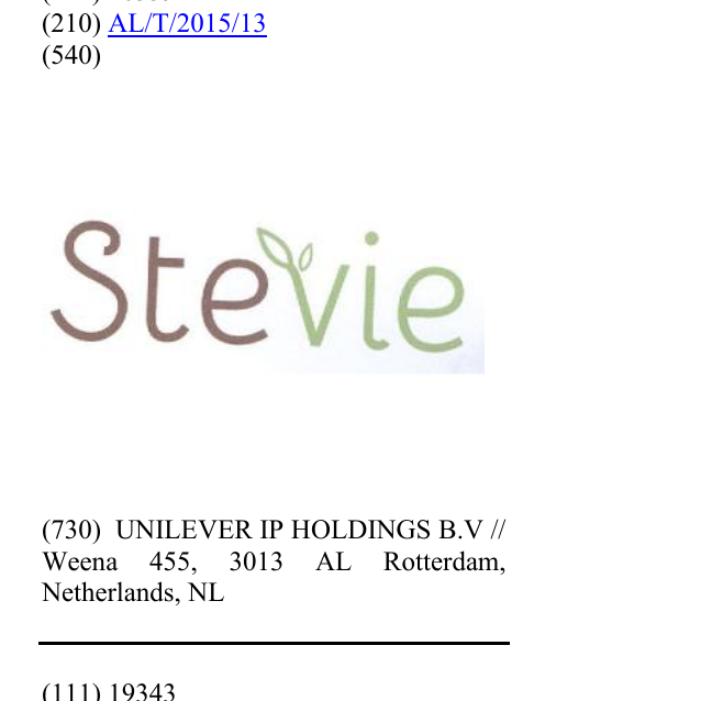 Zëri i markës STEVIE në buletin