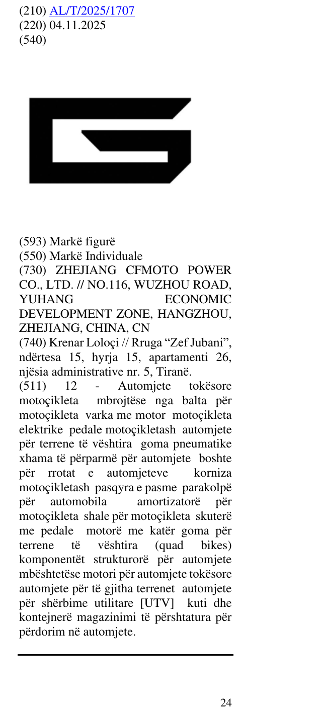 Zëri i markës G në buletin