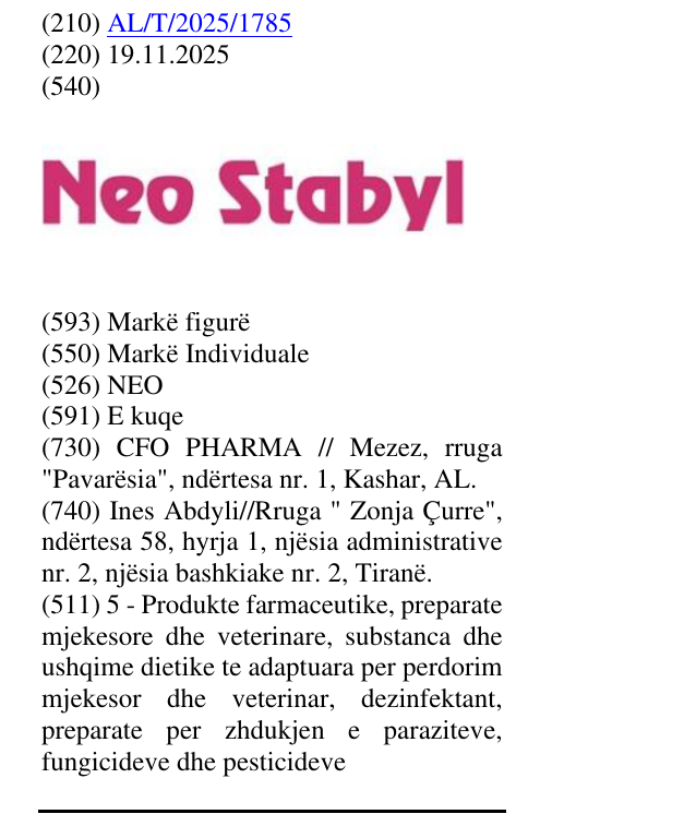 Zëri i markës NEO në buletin