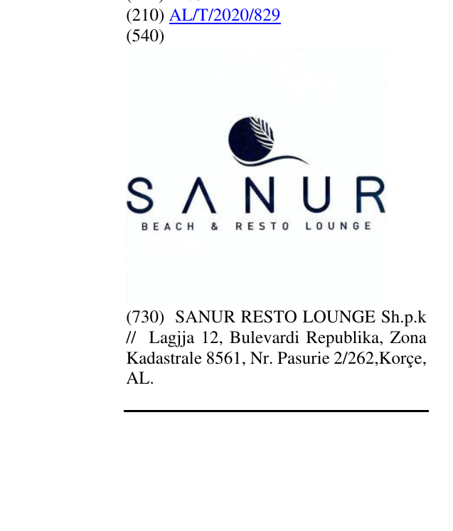 Zëri i markës Sanur Beach & Resto Lounge në buletin
