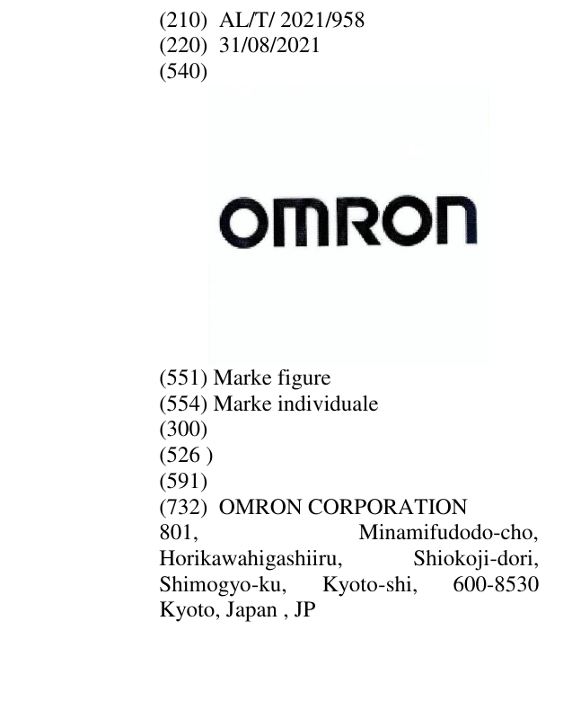 Zëri i markës omRon në buletin