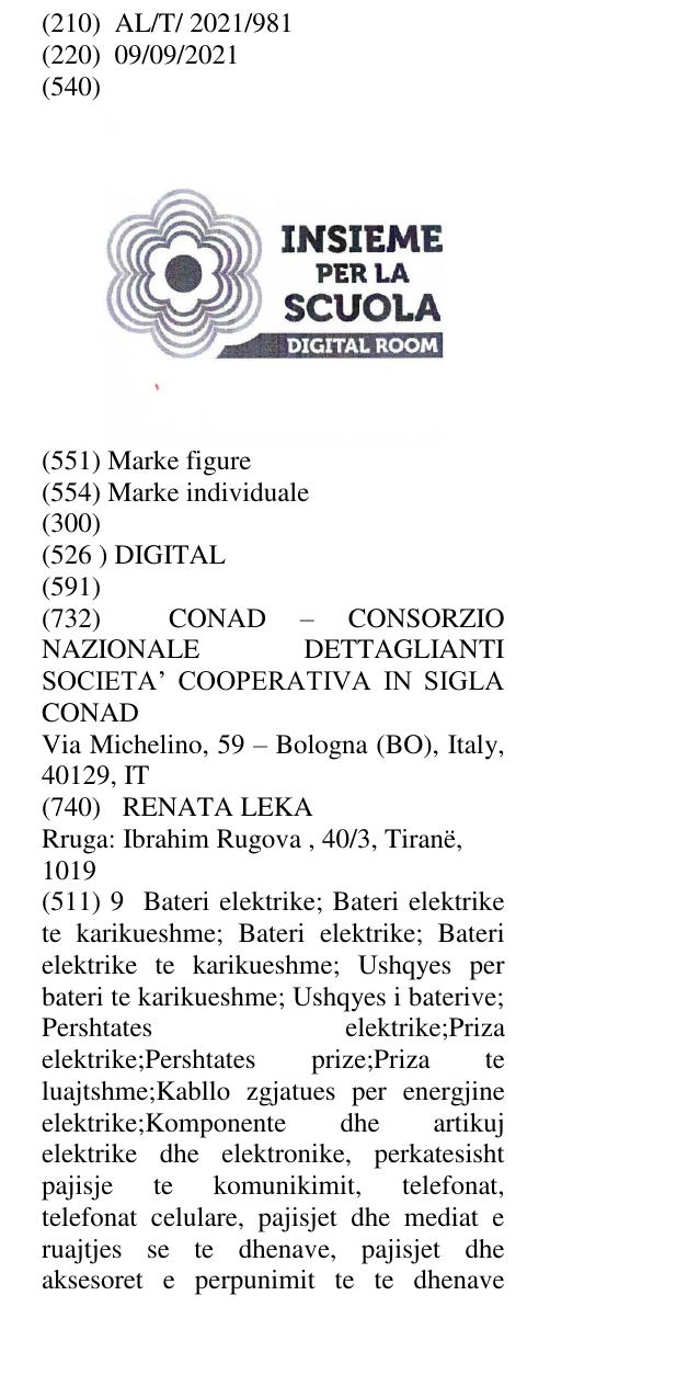 Zëri i markës DIGITAL në buletin