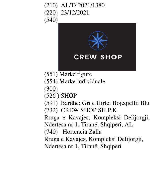 Zëri i markës SHOP në buletin