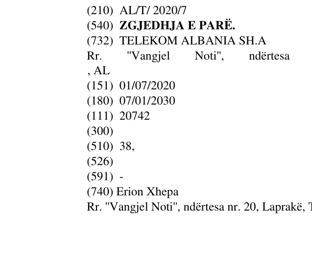 Zëri i markës ZGJEDHJA E PARË. në buletin