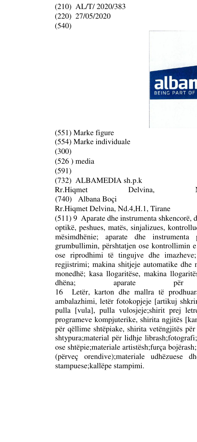 Zëri i markës media në buletin