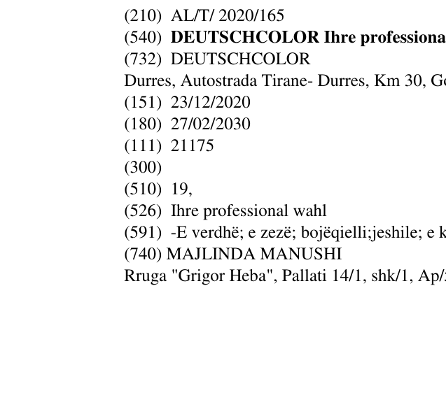 Zëri i markës DEUTSCHCOLOR Ihre professional wahl në buletin
