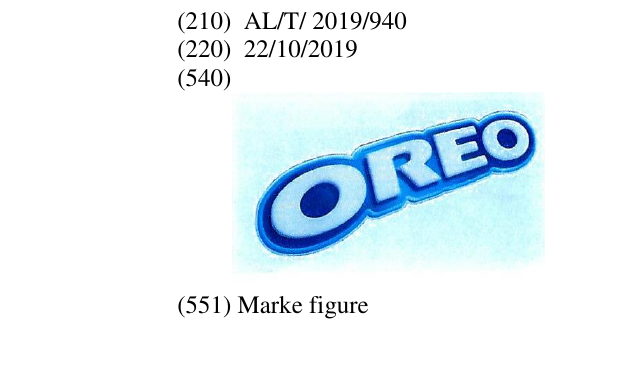 Zëri i markës OREO në buletin