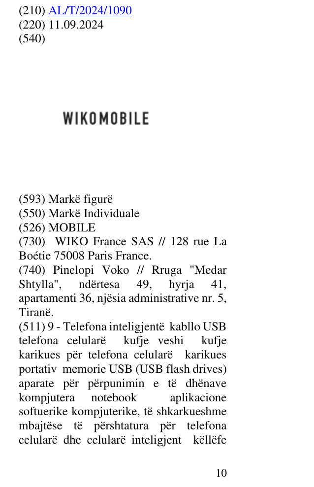 Zëri i markës MOBILE në buletin