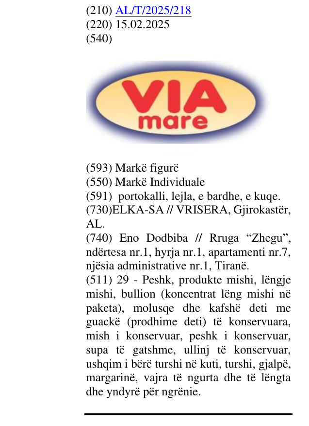 Zëri i markës via mare në buletin