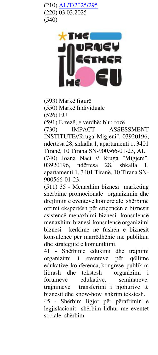 Zëri i markës EU në buletin