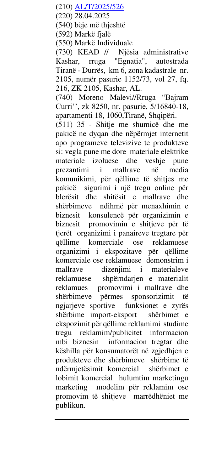 Zëri i markës bëje më thjeshtë në buletin