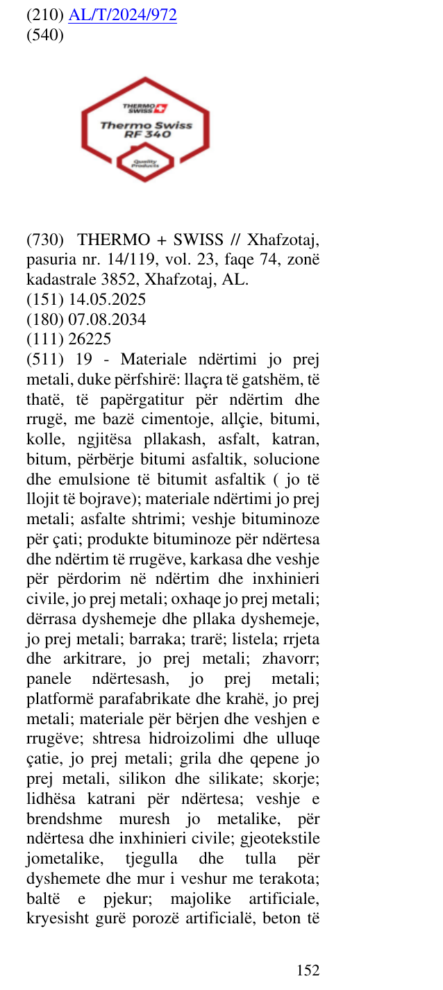 Zëri i markës Quality; Products; Swiss; simboli i flamurit te Zvicres në buletin