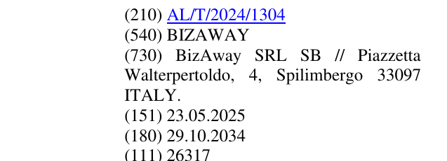 Zëri i markës BIZAWAY në buletin