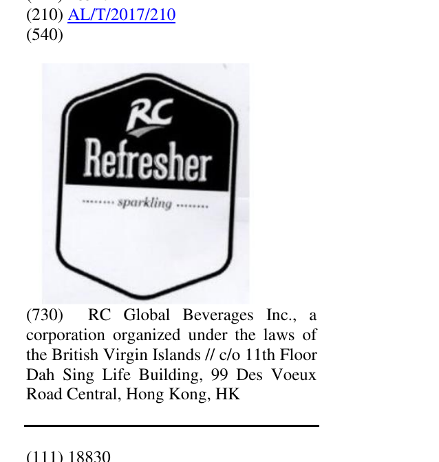 Zëri i markës RC REFRESHER në buletin