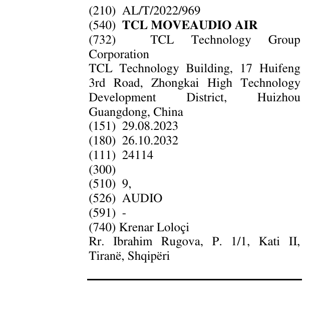 Zëri i markës TCL MOVEAUDIO AIR në buletin