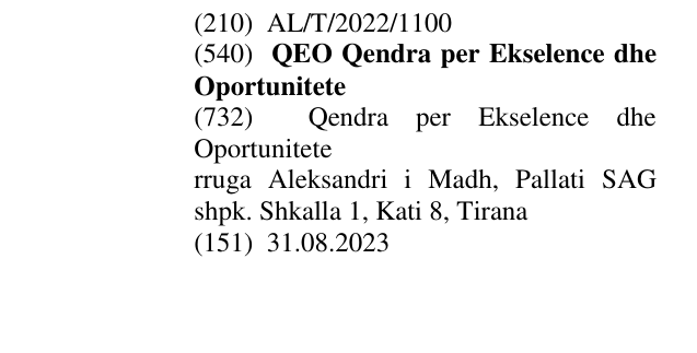 Zëri i markës QEO Qendra per Ekselence dhe Oportunitete në buletin