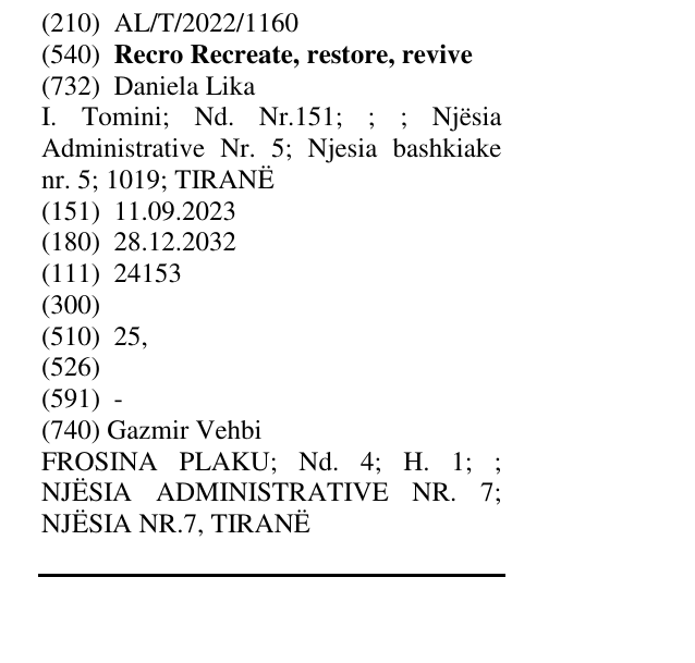 Zëri i markës Recro Recreate, restore, revive në buletin