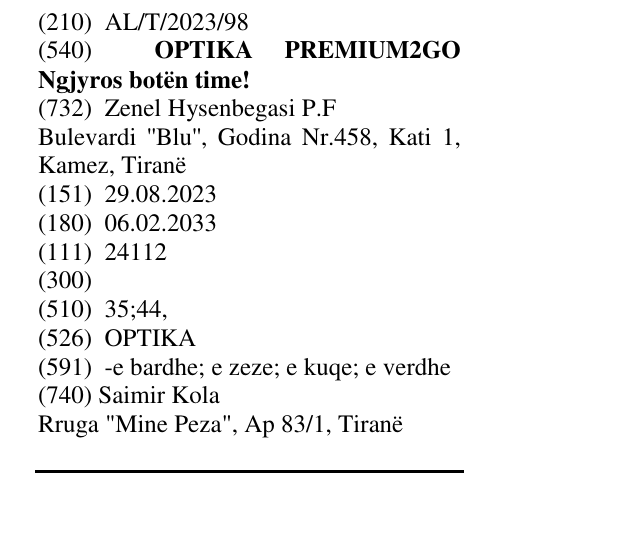 Zëri i markës OPTIKA PREMIUM2GO Ngjyros botën time! në buletin