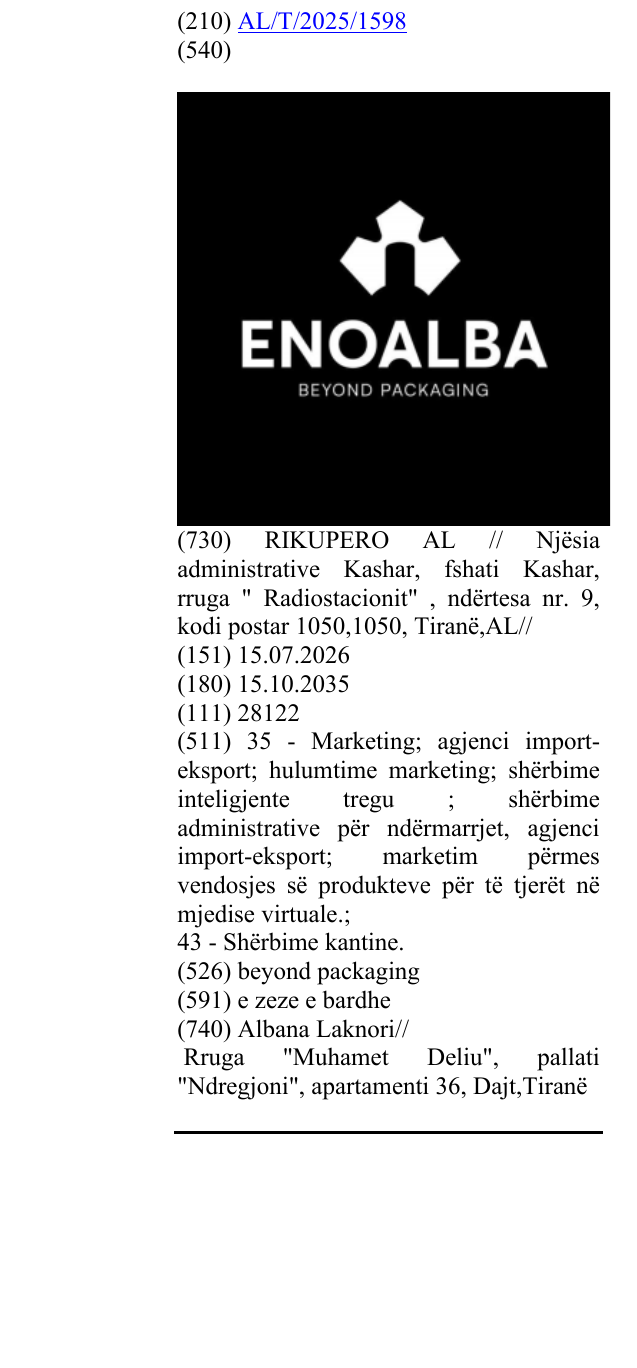 Zëri i markës beyond packaging në buletin