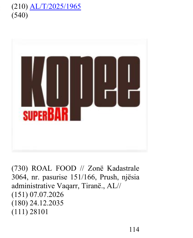 Zëri i markës superbar në buletin