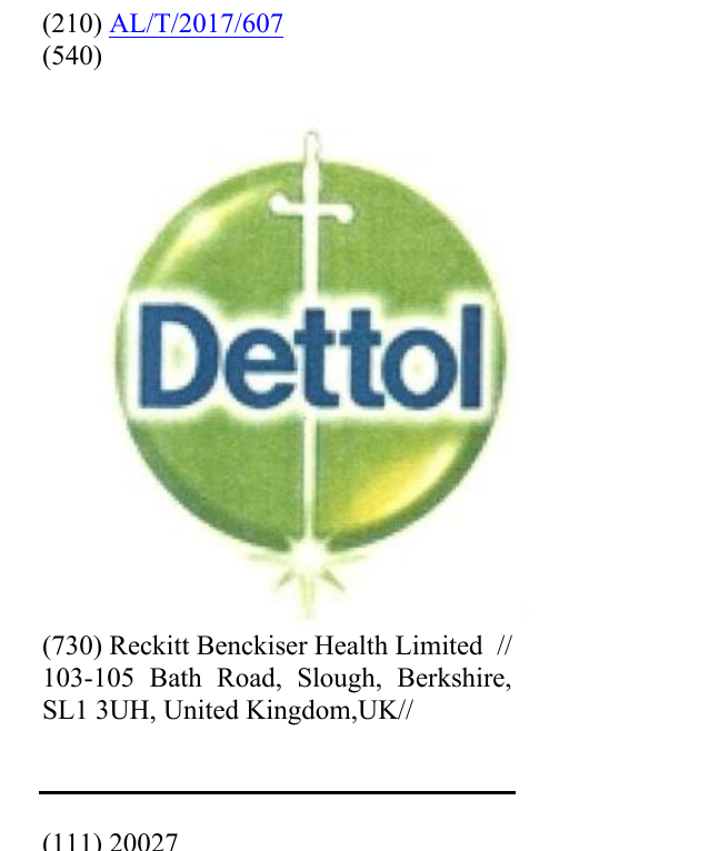Zëri i markës Dettol në buletin