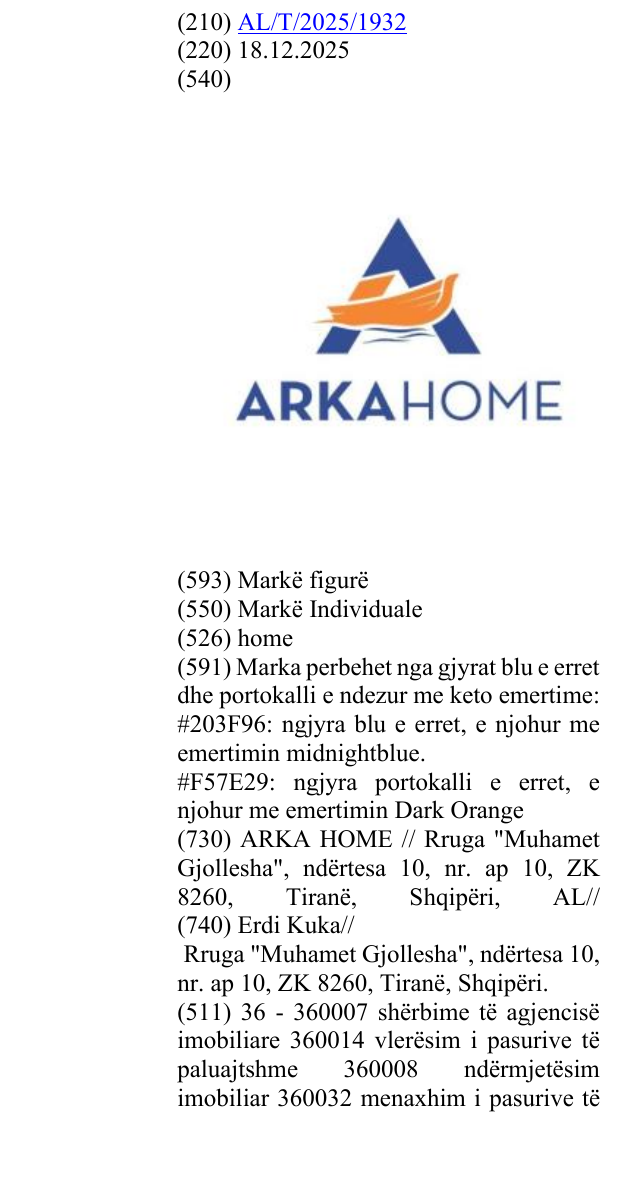 Zëri i markës home në buletin