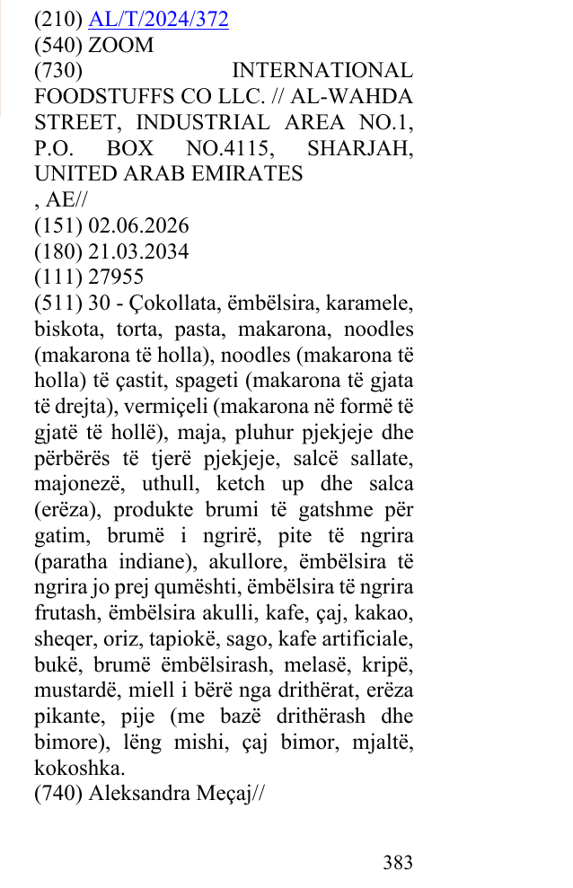 Zëri i markës ZOOM në buletin