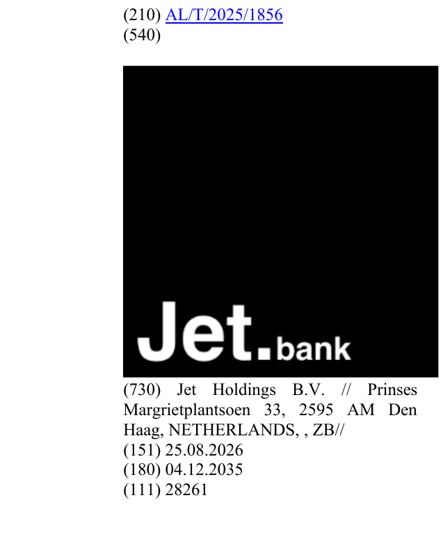 Zëri i markës bank në buletin