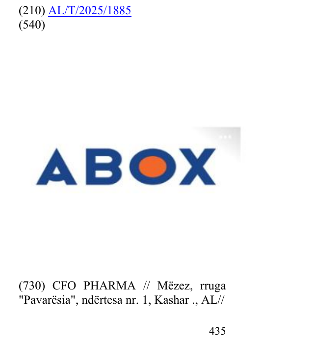 Zëri i markës ABOX në buletin